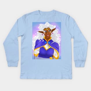 Space Princess Kids Long Sleeve T-Shirt